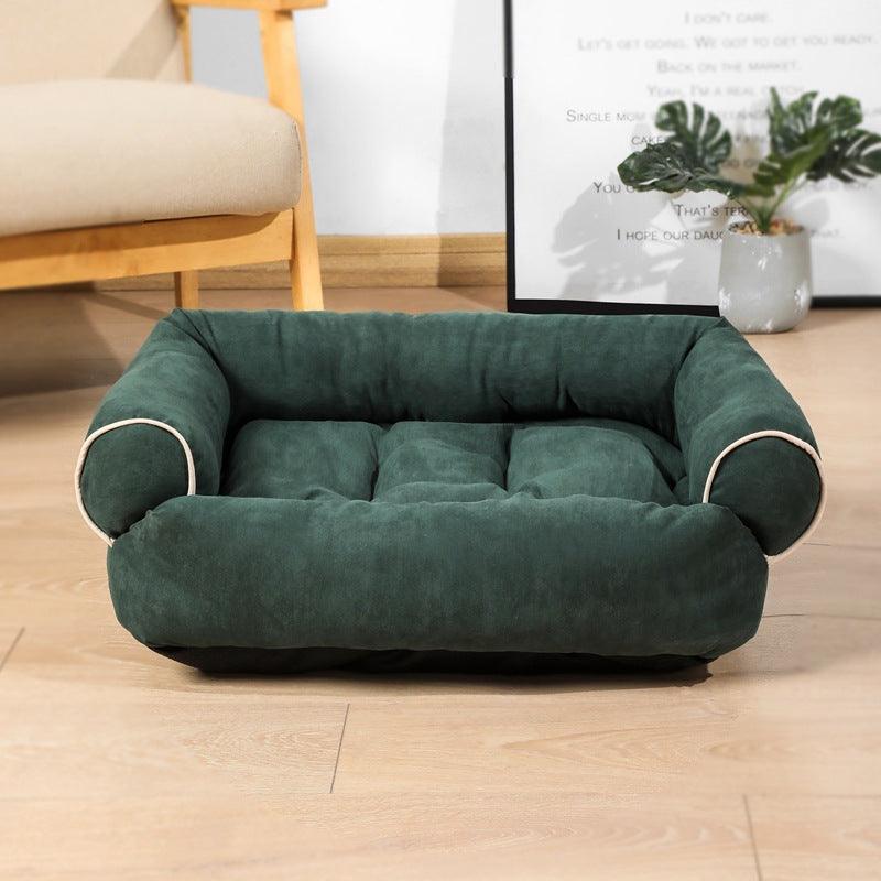 Luxury Plush Pet Sofa Bed - Cozy Haven For Dogs And Cats-5