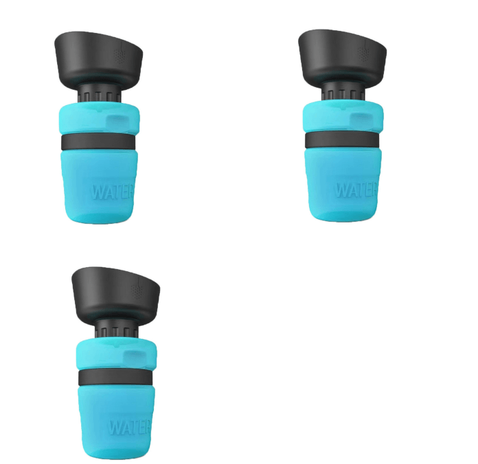 Pet Oasis: Foldable Dog Travel Water Bottle And Dispenser-1