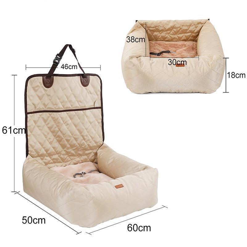 2-In-1 Pet Travel Bed: Portable And Versatile Dog Carrier And Car Seat-4