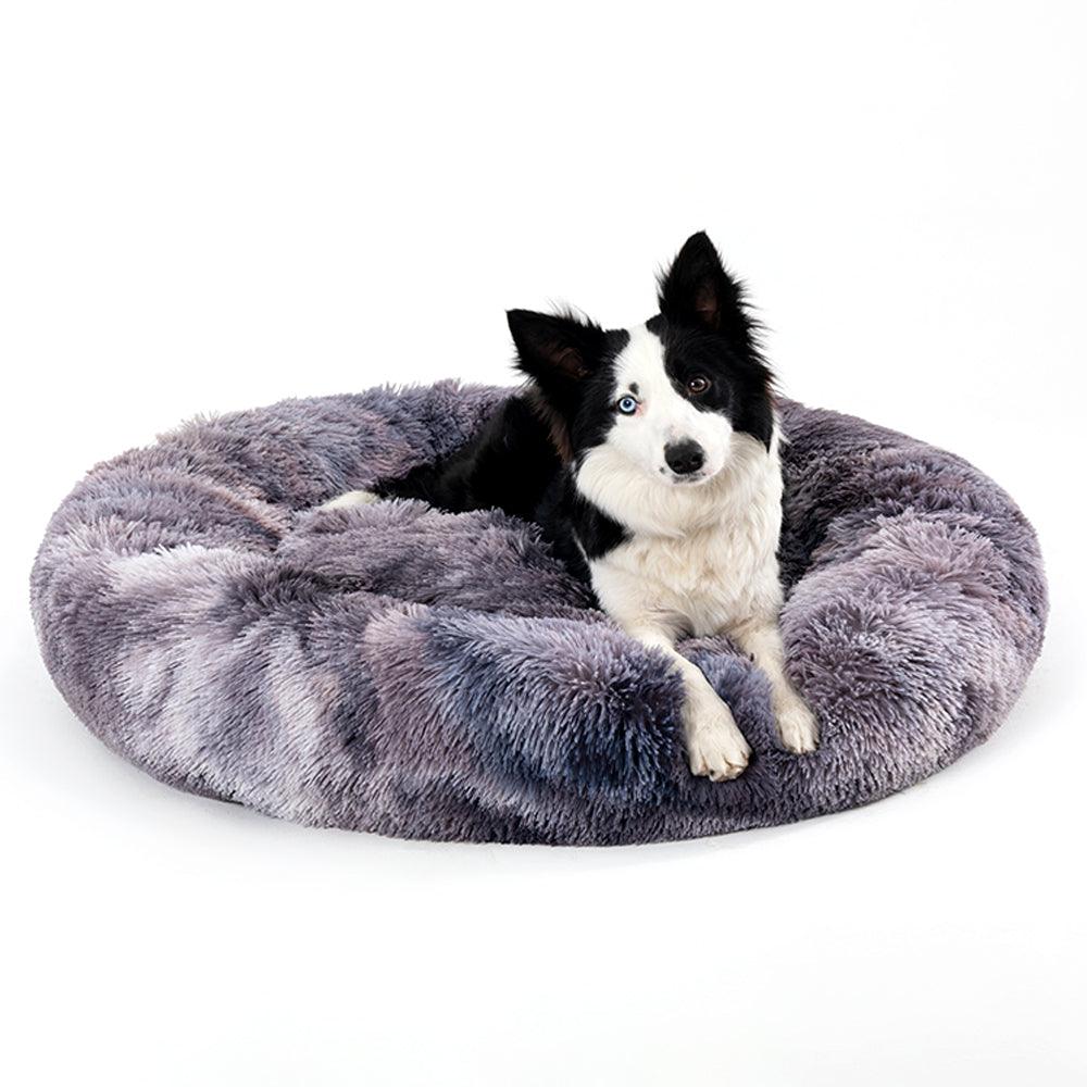 The Snugglepaws Plush Donut Pet Bed: Luxuriously Cozy Haven For Dogs And Cats-2