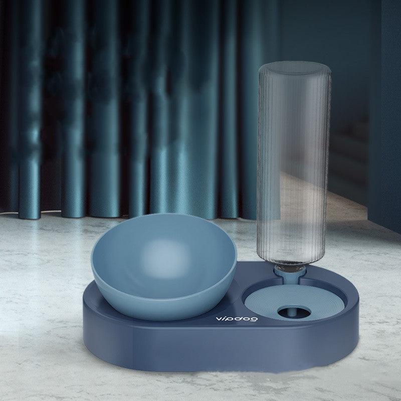 The All-In-One Pet Feeding Station: Automatic Double Bowl And Water Dispenser-0