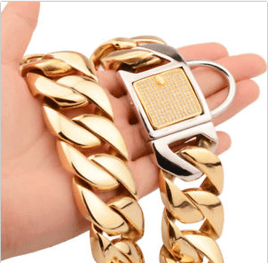 Golden Titanium Steel Encrypted Chain-3