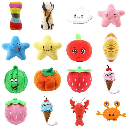 Fruity Fun Plush Pet Toy Set-0