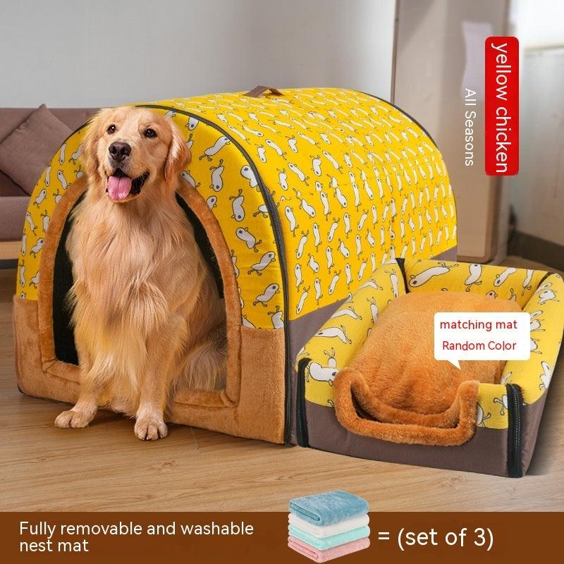 Large Dog House - Can Be Dismantled And Washed-3
