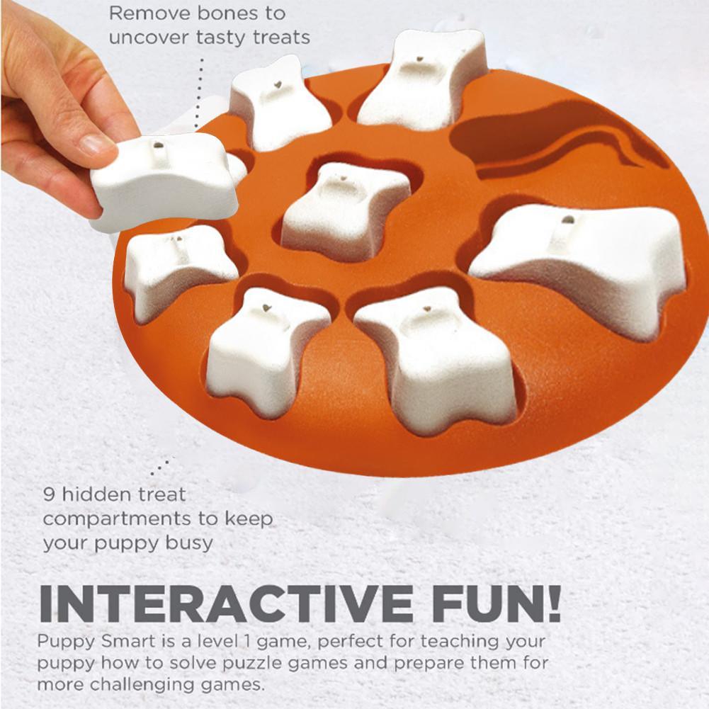 Interactive Puppy Brain Game: Snack Dispenser Puzzle Toy For Smart Dogs-1
