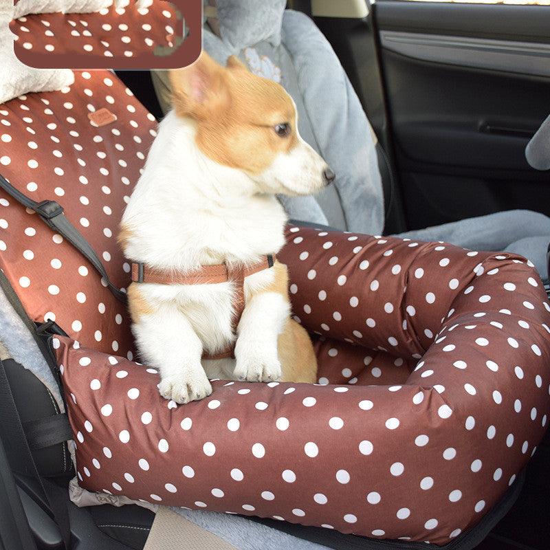 Pet Travel Car Seat - Cozy And Portable Kennel For Small And Medium-Sized Dogs-2