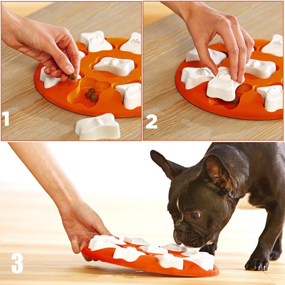 Interactive Puppy Brain Game: Snack Dispenser Puzzle Toy For Smart Dogs-0