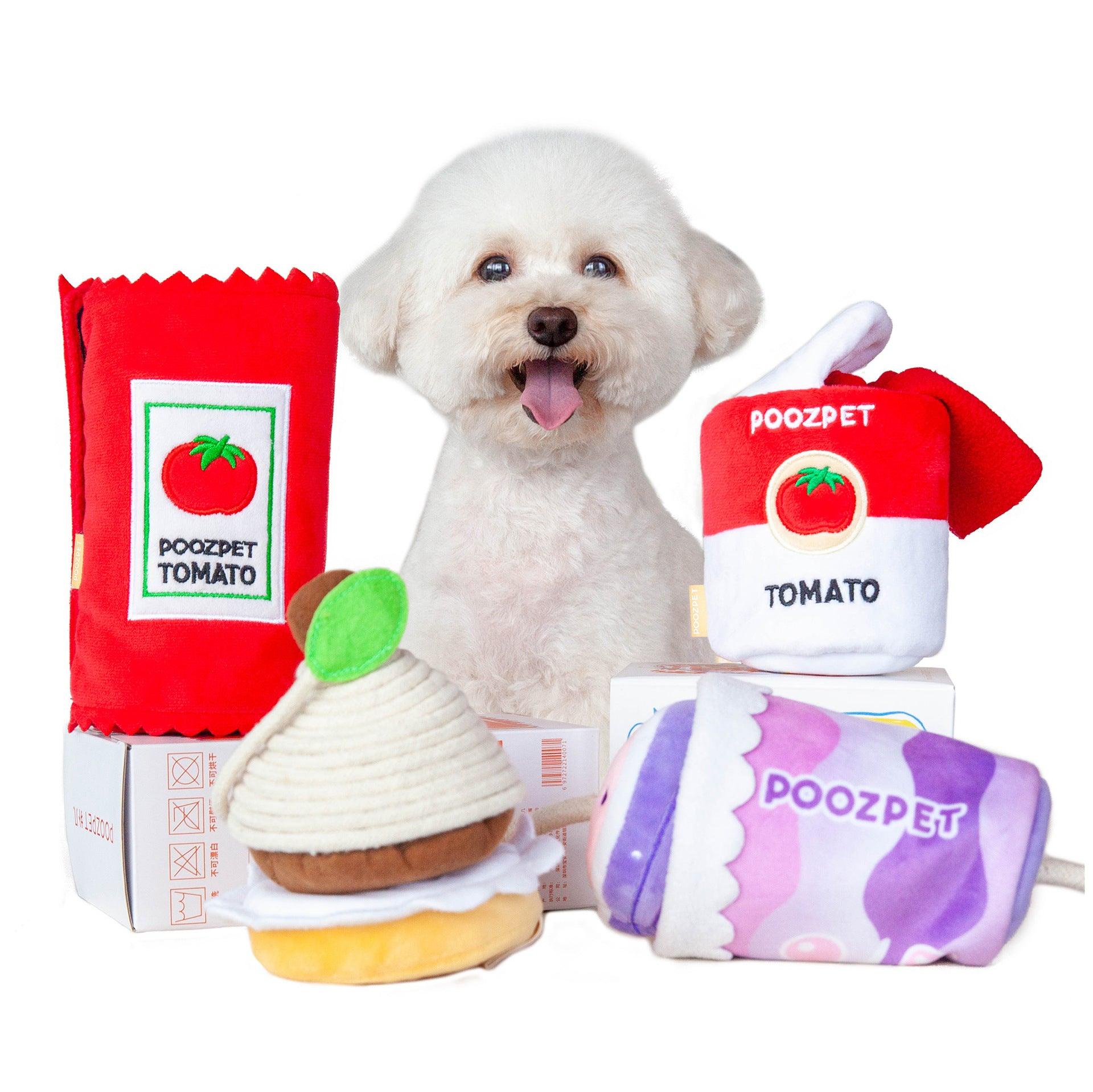 Pawsome Fleece Treat Seeker Interactive Pet Puzzle Toy-0