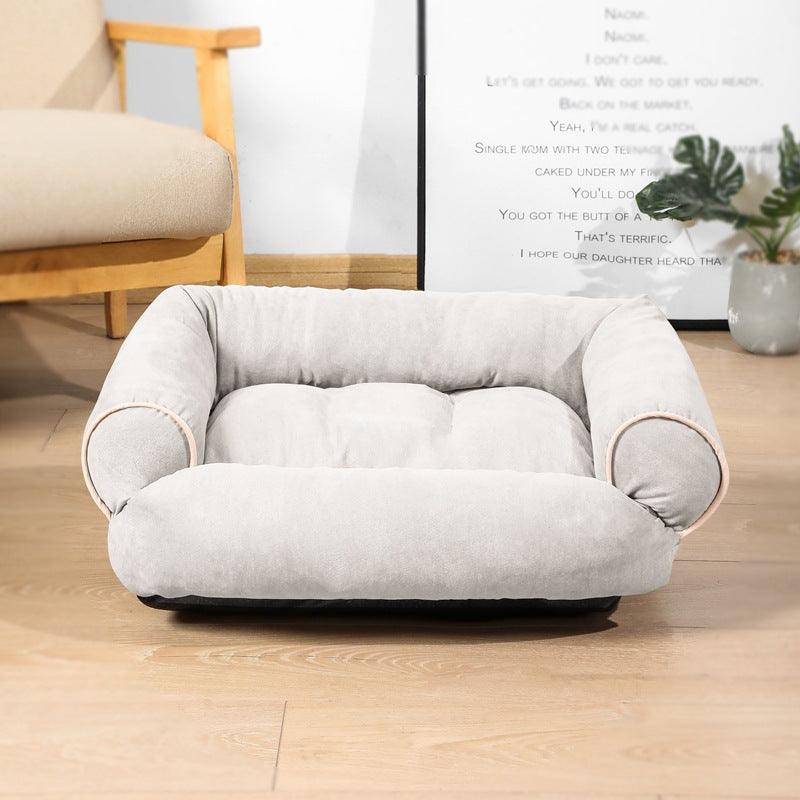 Luxury Plush Pet Sofa Bed - Cozy Haven For Dogs And Cats-7