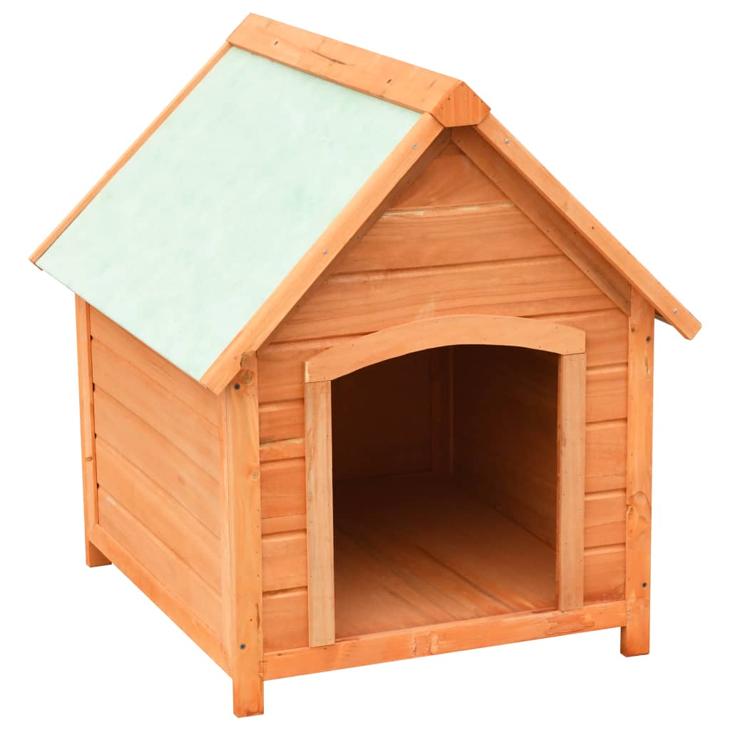 vidaXL Dog House Solid Pine & Fir Wood 28.3"x33.5"x32.3"-1