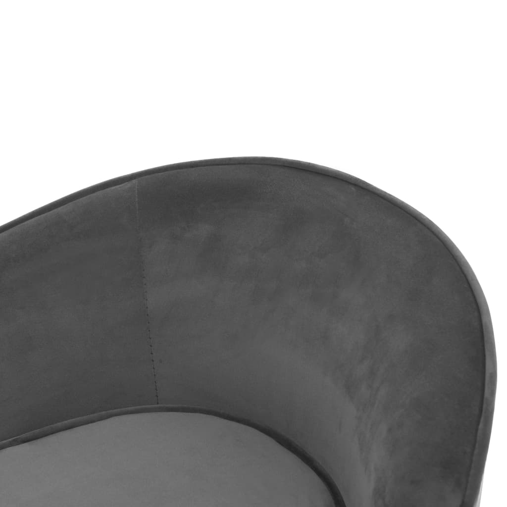 vidaXL Dog Sofa Puppy Couch Bed with Washable Cover Plush and Faux Leather-4