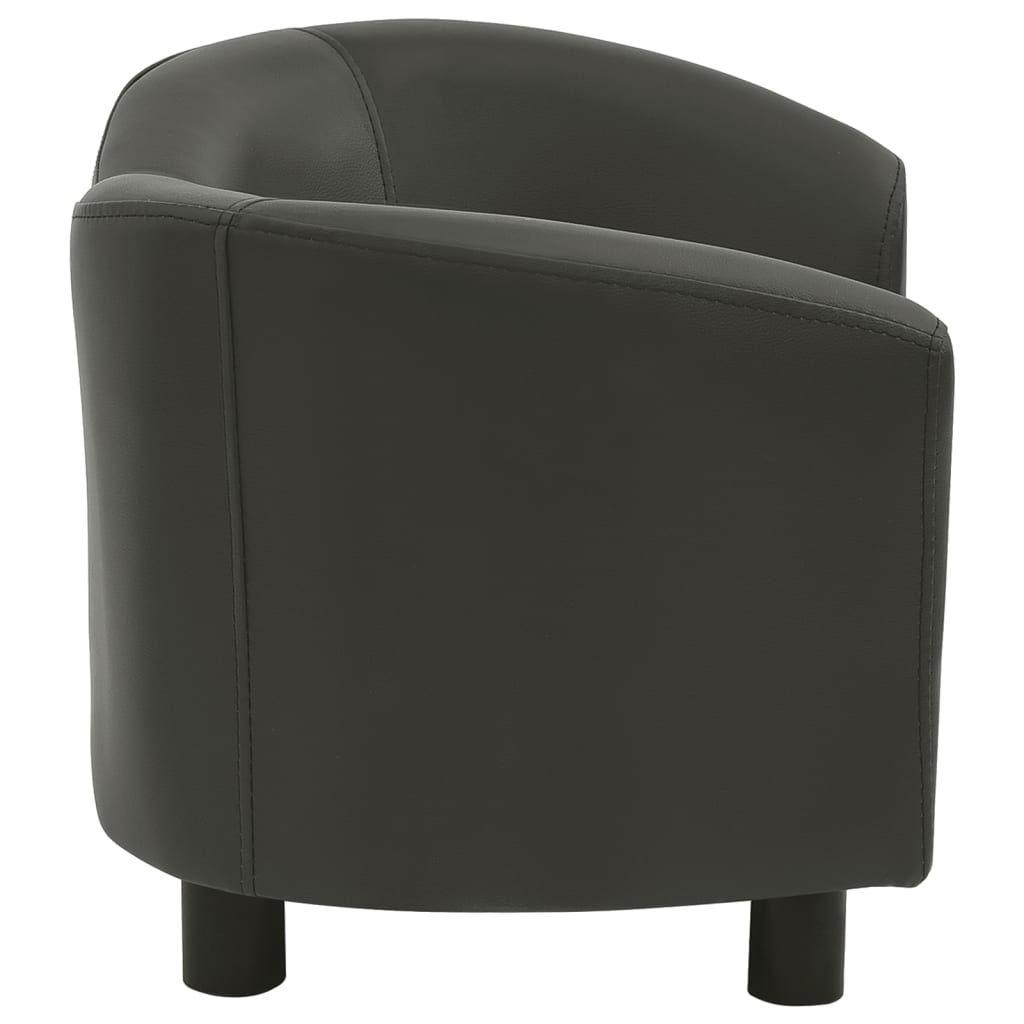 vidaXL Dog Sofa Dog Bed Foam Pet Puppy Couch with Washable Cover Faux Leather-3