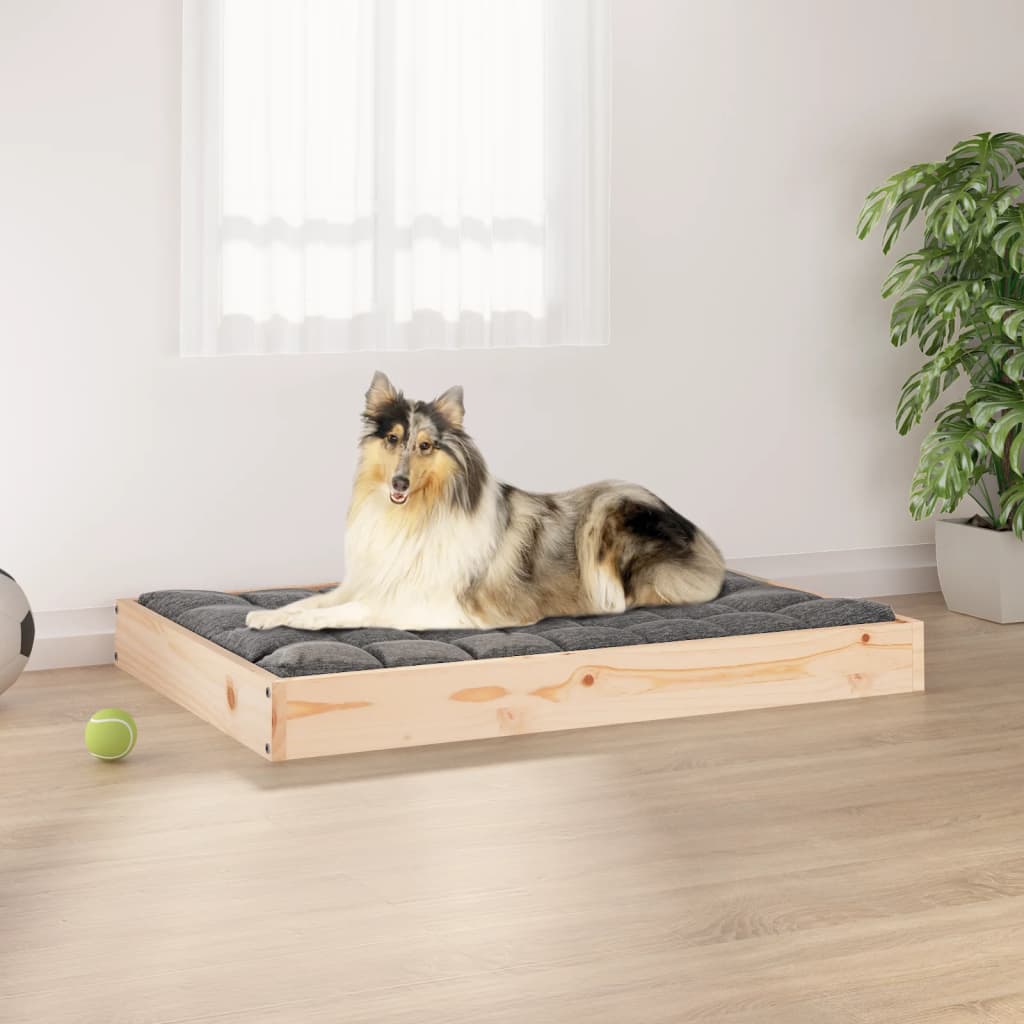vidaXL Dog Bed Dog Sofa Bed Pet Couch Seat with Wooden Frame Solid Wood Pine-2