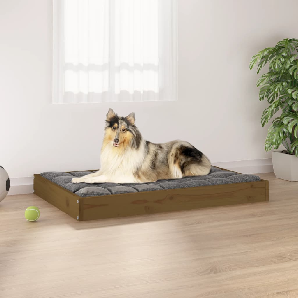 vidaXL Dog Bed Dog Sofa Bed Pet Couch Seat with Wooden Frame Solid Wood Pine-6
