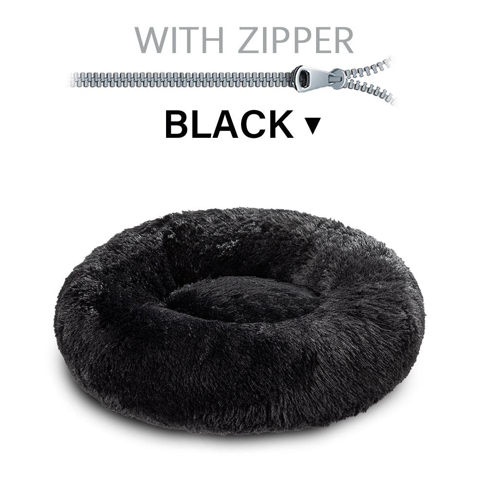 The Snugglepaws Plush Donut Pet Bed: Luxuriously Cozy Haven For Dogs And Cats-22