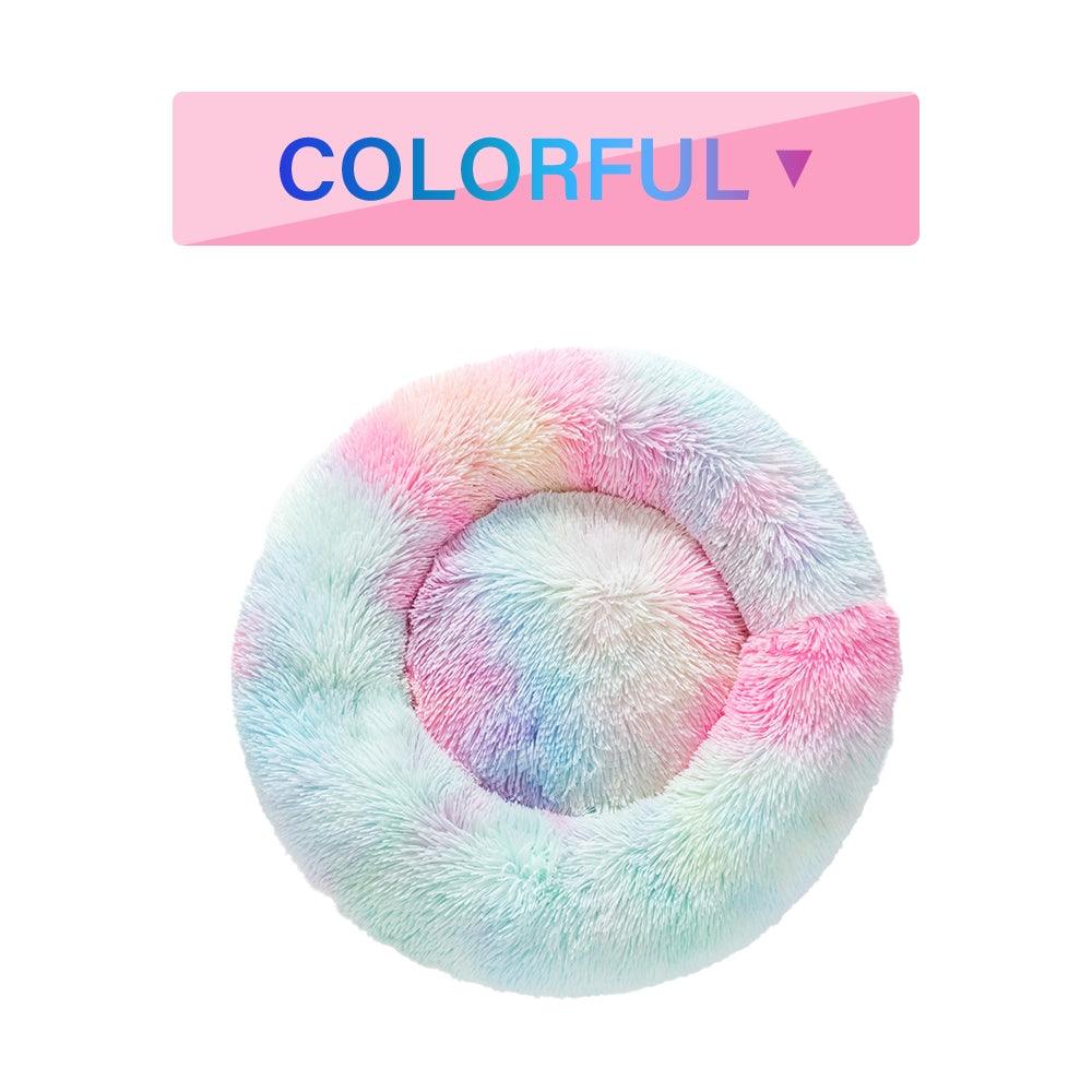 The Snugglepaws Plush Donut Pet Bed: Luxuriously Cozy Haven For Dogs And Cats-7