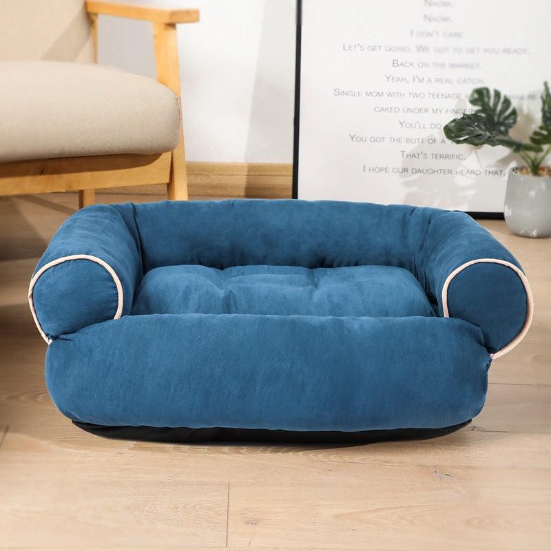 Luxury Plush Pet Sofa Bed - Cozy Haven For Dogs And Cats-9