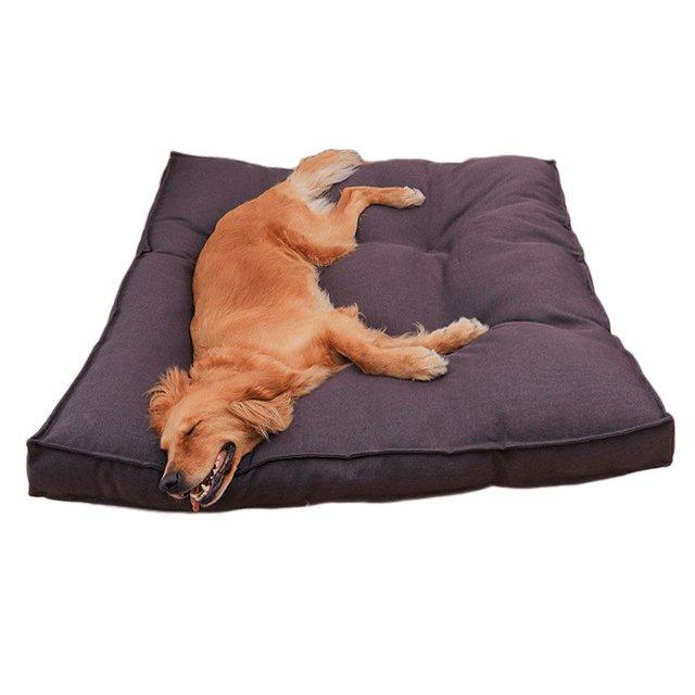 Cozy Canine Cushion - Brown Dog Pillow Bed-0