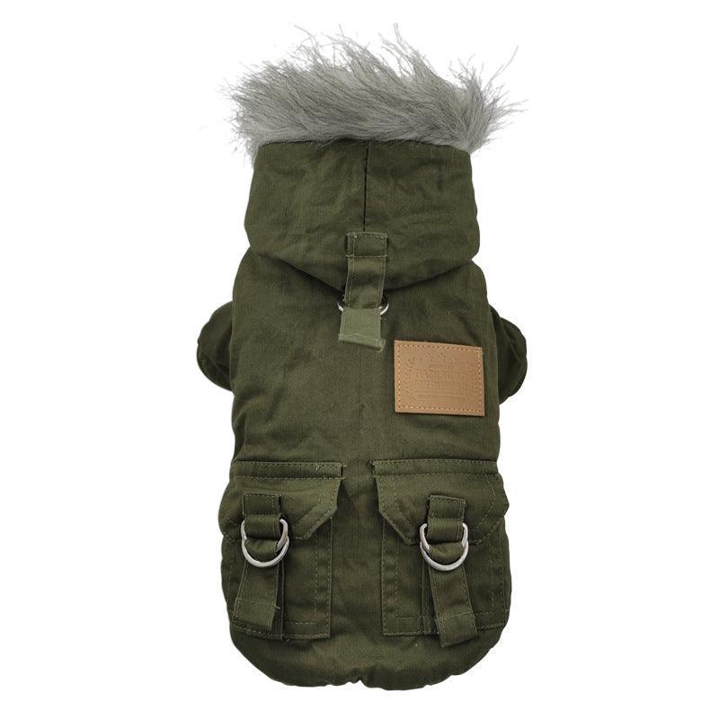 Cozy Canine Padded Coat - Stylish And Warm Dog Jacket For Small Breeds-4