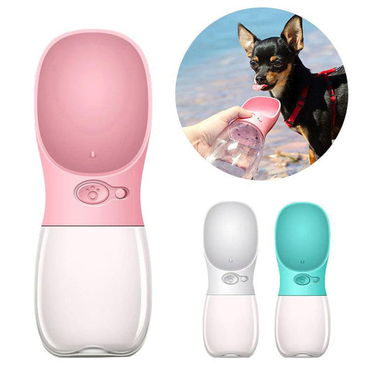 Portable Pet Water Bottle - Leak Proof And Travel Friendly Drinking Bowl For Dogs And Cats-0
