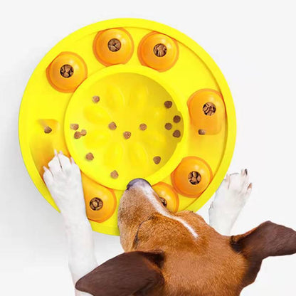 Interactive Dog Puzzle Feeder - Engaging Slow Eating Toy For Smart Pups-4