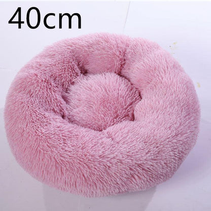 Cozy Haven: Luxurious Round Pet Bed For Winter Comfort-8