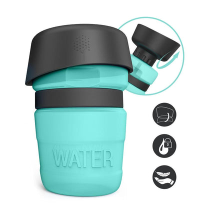 Pet Oasis: Foldable Dog Travel Water Bottle And Dispenser-9