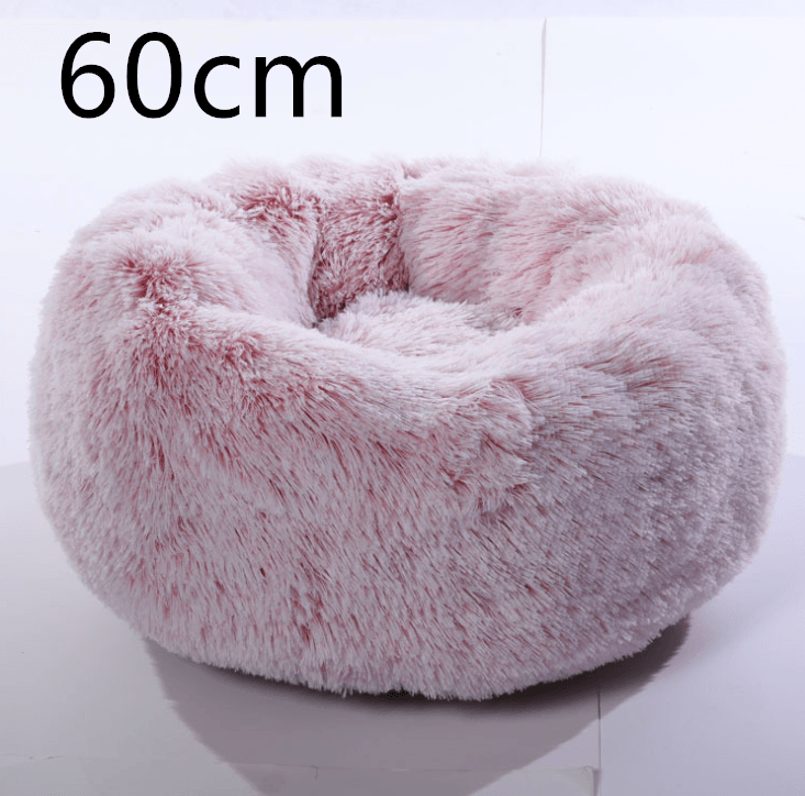 Cozy Haven: Luxurious Round Pet Bed For Winter Comfort-39