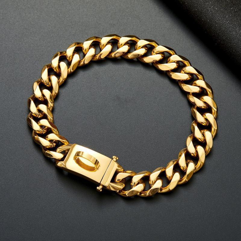 Titanium Steel Chain Dog Leash And Collar Set For Medium And Large Breeds-2