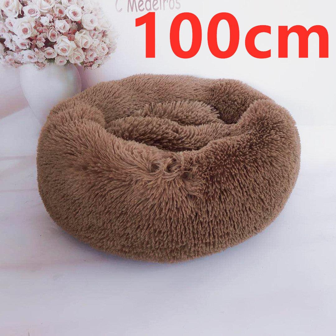 Cozy Haven: Luxurious Round Pet Bed For Winter Comfort-66