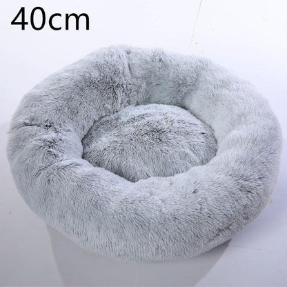 Cozy Haven: Luxurious Round Pet Bed For Winter Comfort-18