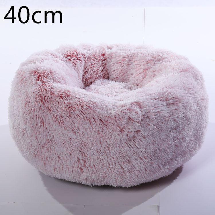 Cozy Haven: Luxurious Round Pet Bed For Winter Comfort-4