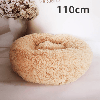 Cozy Haven: Luxurious Round Pet Bed For Winter Comfort-90