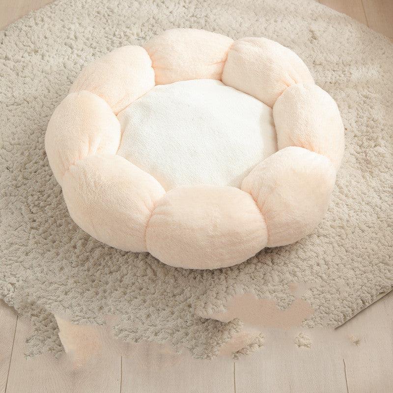 Floral Haven Pet Bed - Luxurious Flower-Shaped Blanket For Dogs And Cats-8