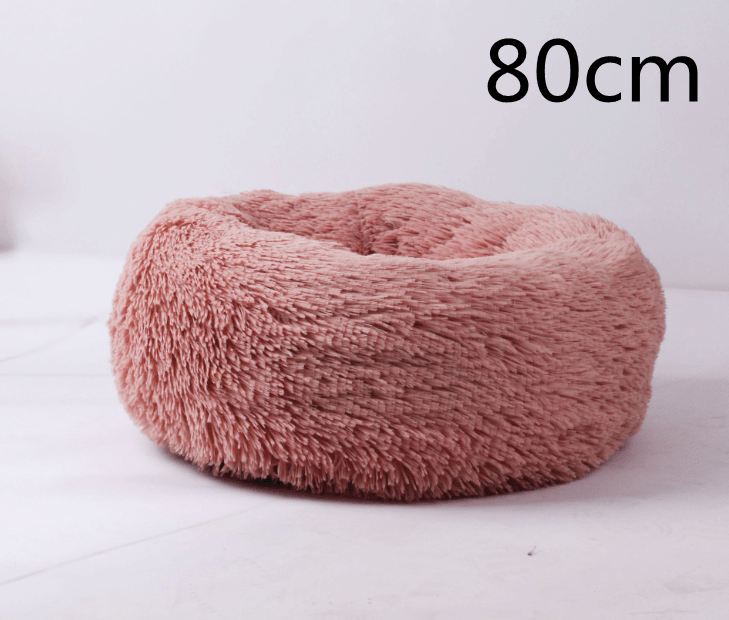 Cozy Haven: Luxurious Round Pet Bed For Winter Comfort-61
