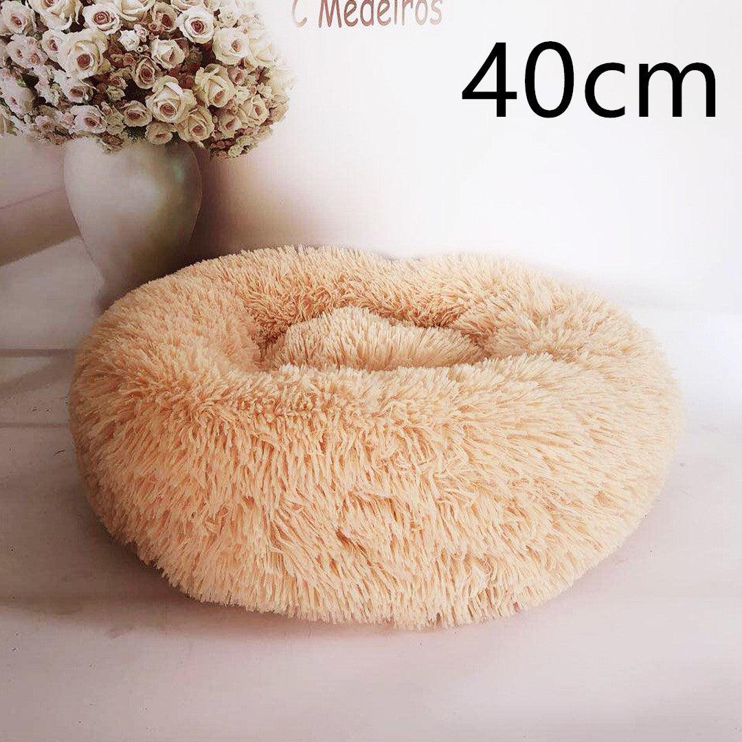 Cozy Haven: Luxurious Round Pet Bed For Winter Comfort-10
