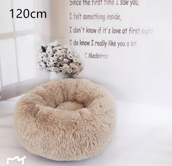 Cozy Haven: Luxurious Round Pet Bed For Winter Comfort-70