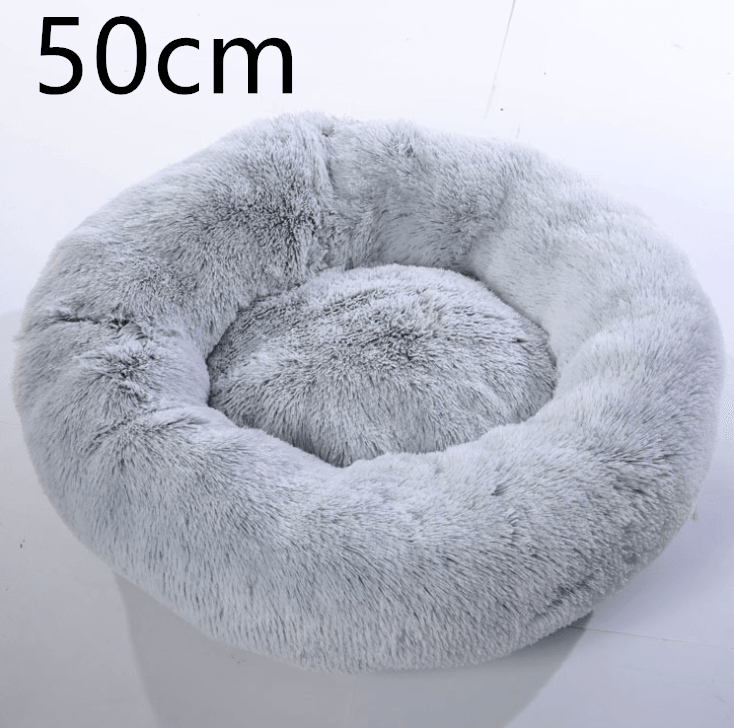 Cozy Haven: Luxurious Round Pet Bed For Winter Comfort-23