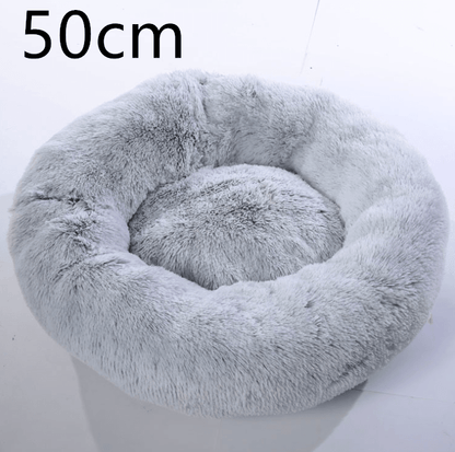 Cozy Haven: Luxurious Round Pet Bed For Winter Comfort-23