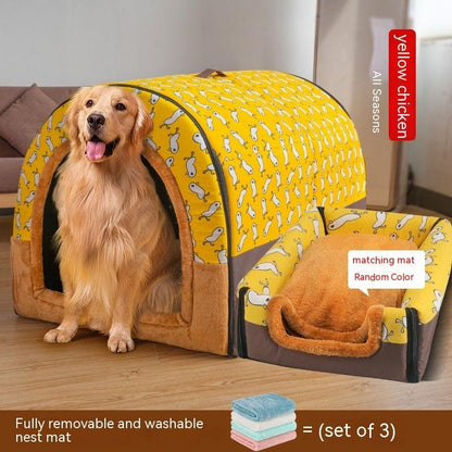 Large Dog House - Can Be Dismantled And Washed-3