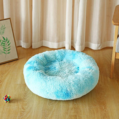 Luxury Retreat Plush Round Pet Bed - The Ultimate Haven For Small Dogs And Cats-5