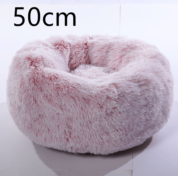 Cozy Haven: Luxurious Round Pet Bed For Winter Comfort-25