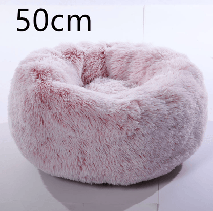 Cozy Haven: Luxurious Round Pet Bed For Winter Comfort-25