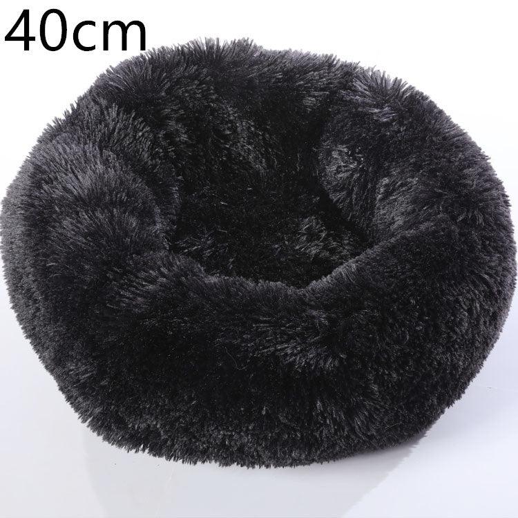Cozy Haven: Luxurious Round Pet Bed For Winter Comfort-13