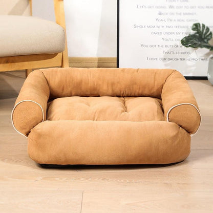 Luxury Plush Pet Sofa Bed - Cozy Haven For Dogs And Cats-6