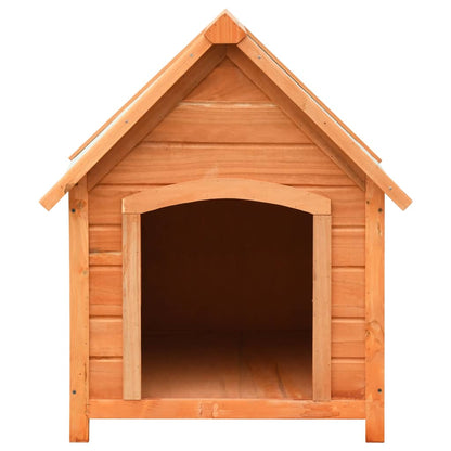 vidaXL Dog House Solid Pine & Fir Wood 28.3"x33.5"x32.3"-2