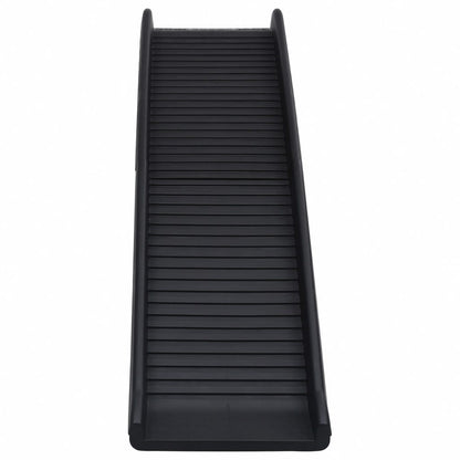 vidaXL Folding Dog Ramp Black 61.2"x15.7"x6.1"-1