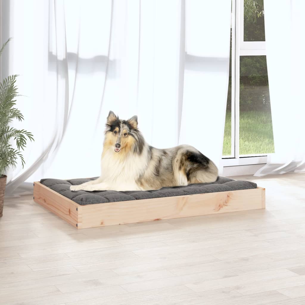vidaXL Dog Bed Dog Sofa Bed Pet Couch Seat with Wooden Frame Solid Wood Pine-4