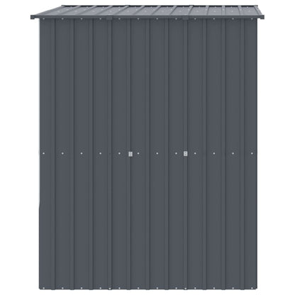 vidaXL Dog House Outdoor Dog Kennel Cage Shelter with Roof Galvanized Steel-4