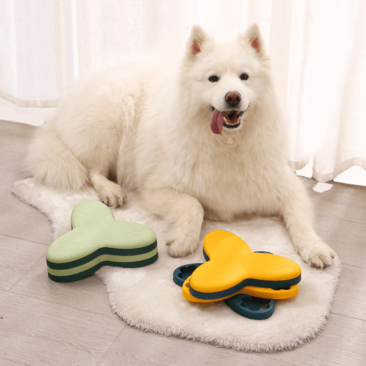 Interactive Boredom Buster Dog Toy: Whirlwind Slow Feeder Plate-0